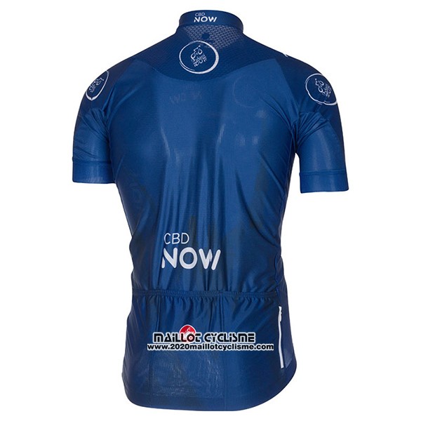 2017 Maillot Ciclismo Dubai Tour Profond Bleu Manches Courtes et Cuissard